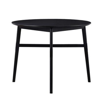 Midnight Oslo 24-inch counter stool by Start2Finish with wooden legs and cushioned seat, suitable for kitchen or bar counter.