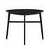 Midnight Oslo 24-inch counter stool by Start2Finish with wooden legs and cushioned seat, suitable for kitchen or bar counter.