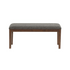 Start2Finish Portland end table with a modern wooden design and sleek rectangular shape, ideal for living room decor.