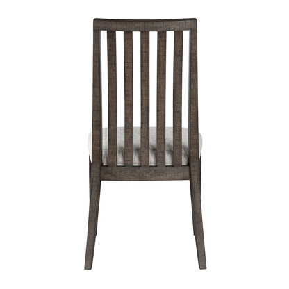 Black Riverdale Side Chair by Start2Finish showing a modern furniture piece with a sleek design and cushioned seat.