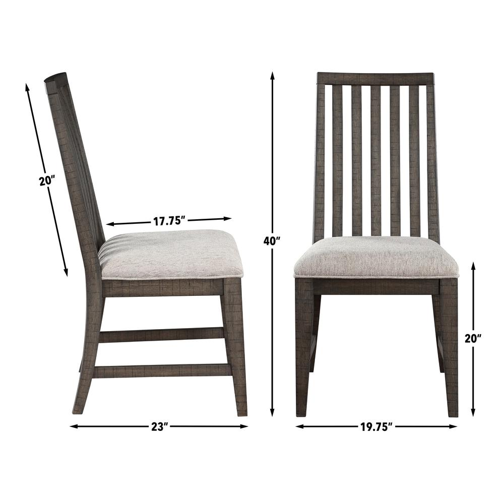 Black Riverdale Side Chair by Start2Finish, showcasing a modern furniture piece with a sleek design and sturdy wooden legs.
