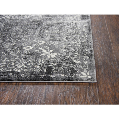 Machine-made 7x10 rectangle rug by Start2Finish with intricate pattern and soft texture, ideal for living rooms and dining areas.