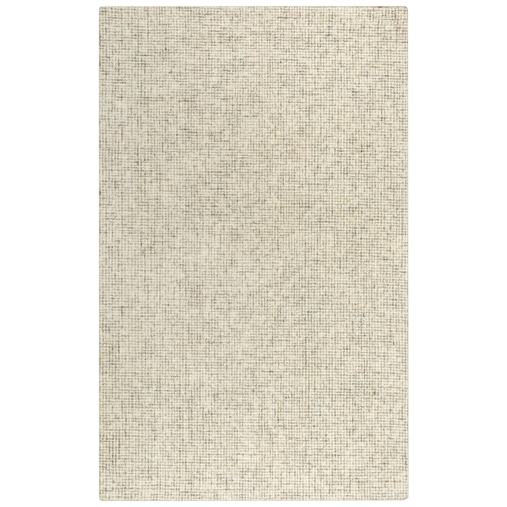 Hand tufted wool rug in loop pile with 5x8 feet size, featuring a textured, neutral design from Start2Finish.