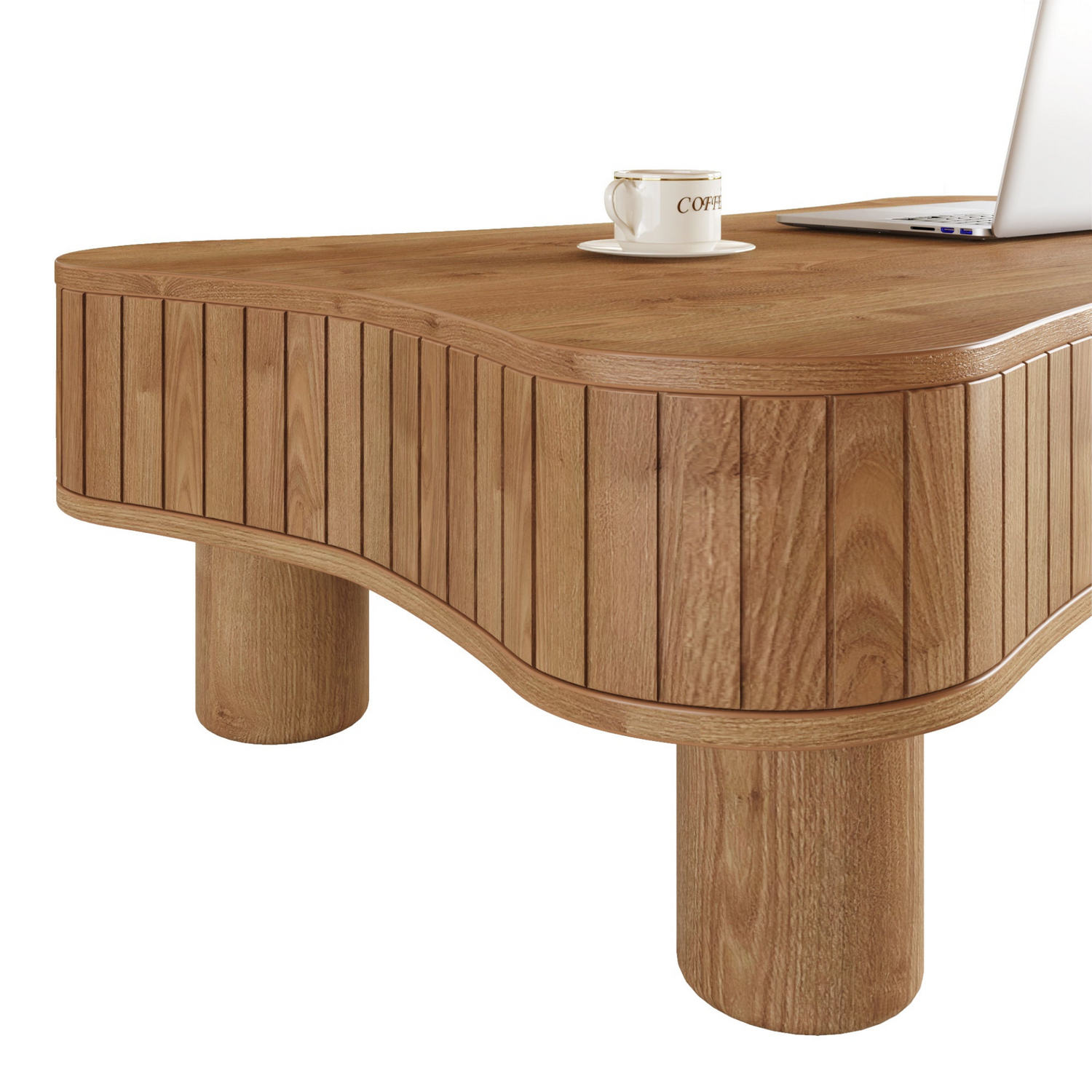 Light brown MDF and black metal coffee table with lift-top storage, ideal for living room furniture by Start2Finish.