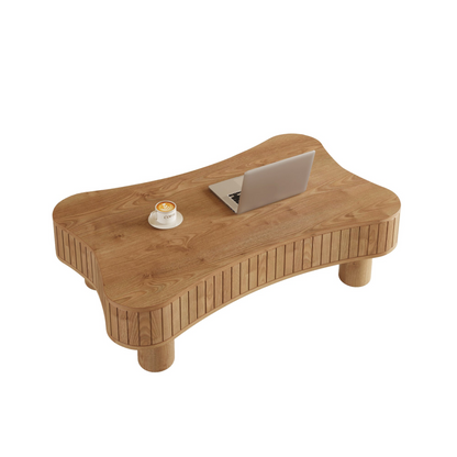 Light brown MDF and black metal coffee table with lift-top storage, ideal for living room furniture by Start2Finish.
