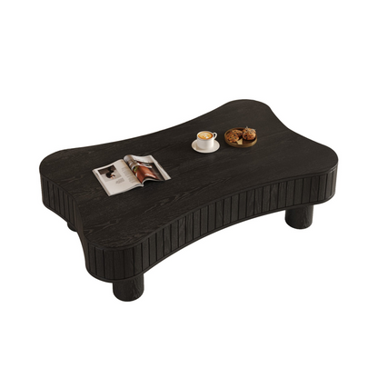 Light brown and black MDF and metal coffee table with lift-top storage, ideal for living room, by Start2Finish furniture.