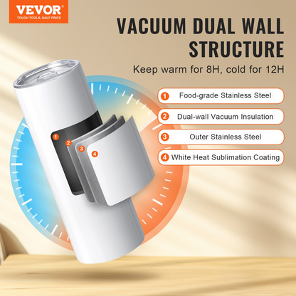 Set of 24 stainless steel 20oz sublimation tumblers with lids and straws, straight design for heat transfer and customized gifts.