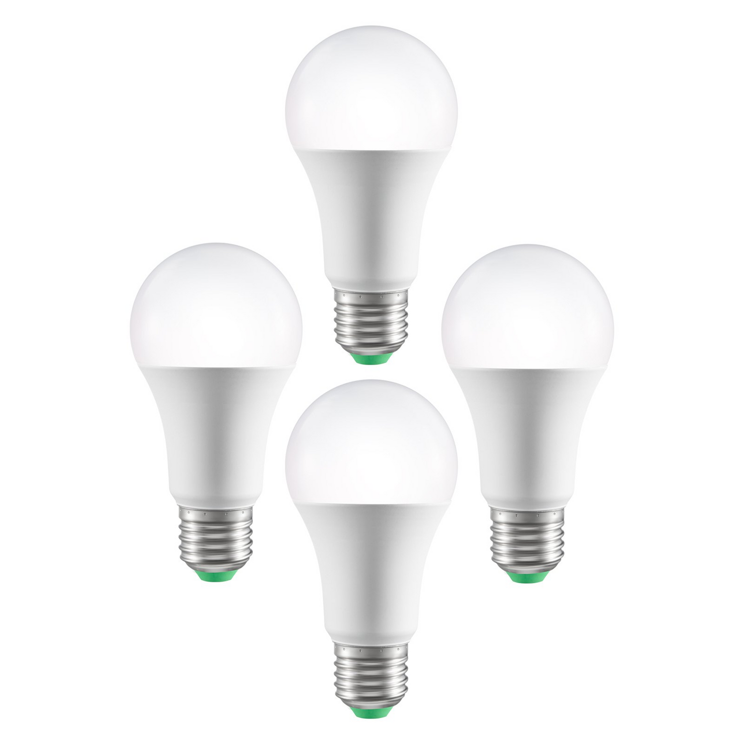 Start2Finish VEVOR smart LED light bulbs, 4-pack with multicolor RGB, 9W, 800 lumens, compatible with smart home devices.