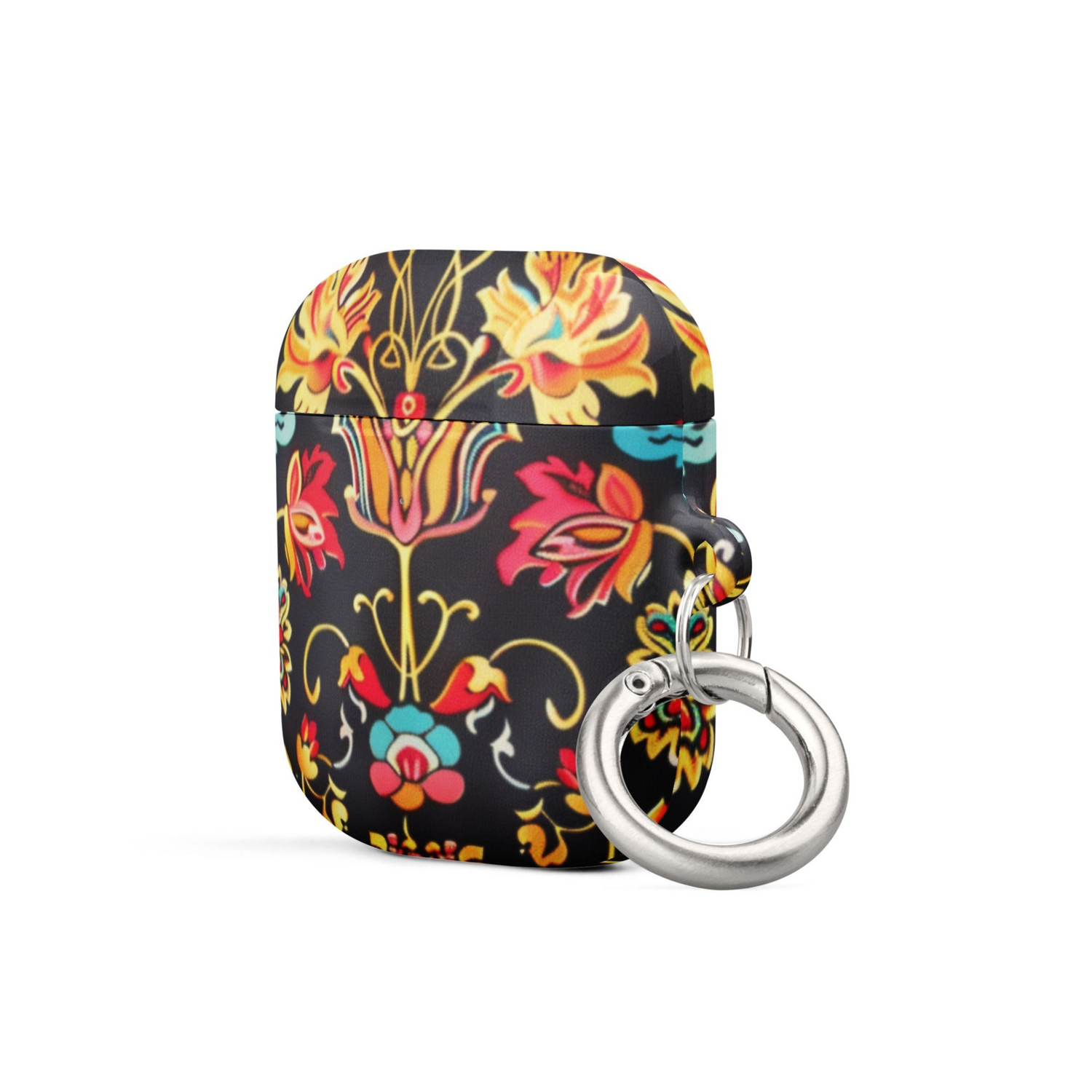 Start2Finish AirPods case in sleek black electronic accessory with protective design.