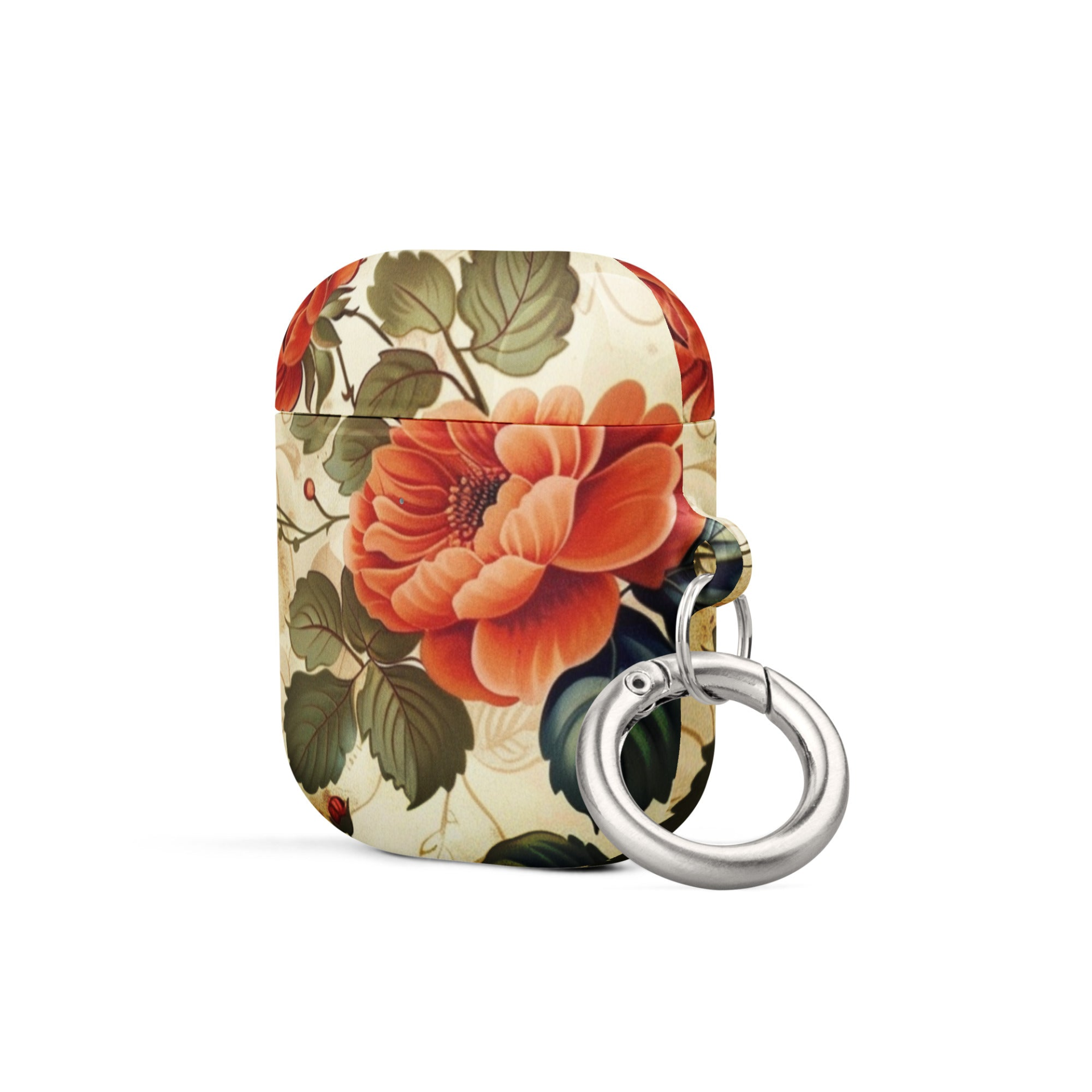 Start2Finish Flowers 2 case for AirPods with colorful floral design and protective silicone exterior.