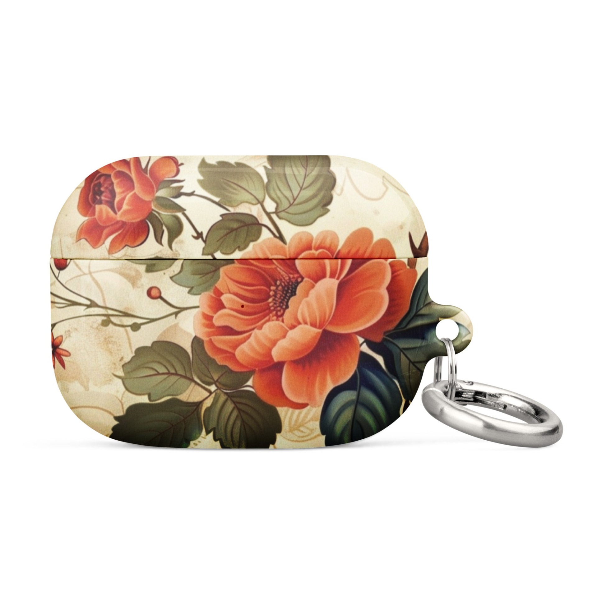 Start2Finish Flowers 2 AirPods case with vibrant floral design, protective electronic accessory for Apple AirPods.