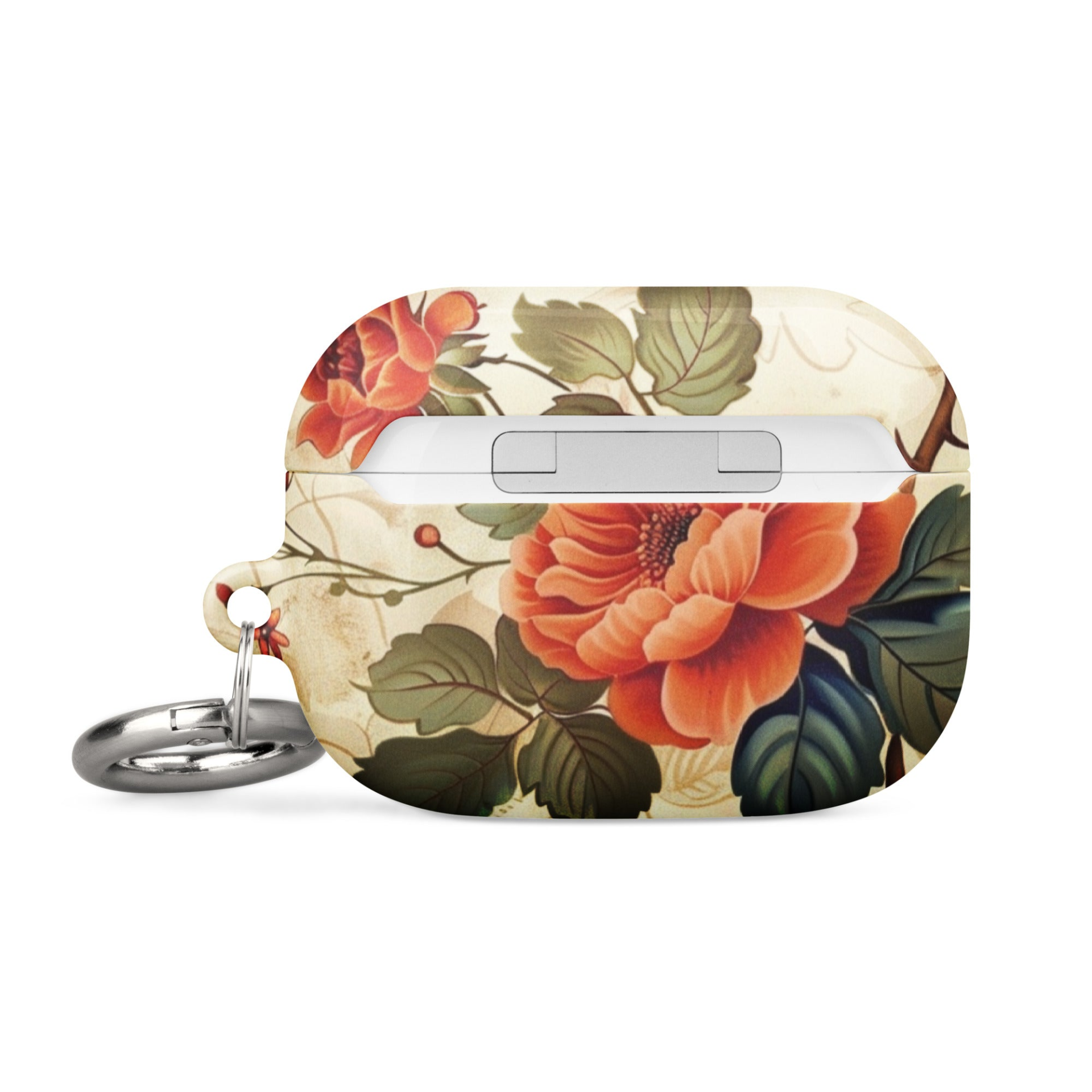 Start2Finish Flowers 2 case for AirPods with colorful floral design, protective electronics accessory for wireless earbuds.