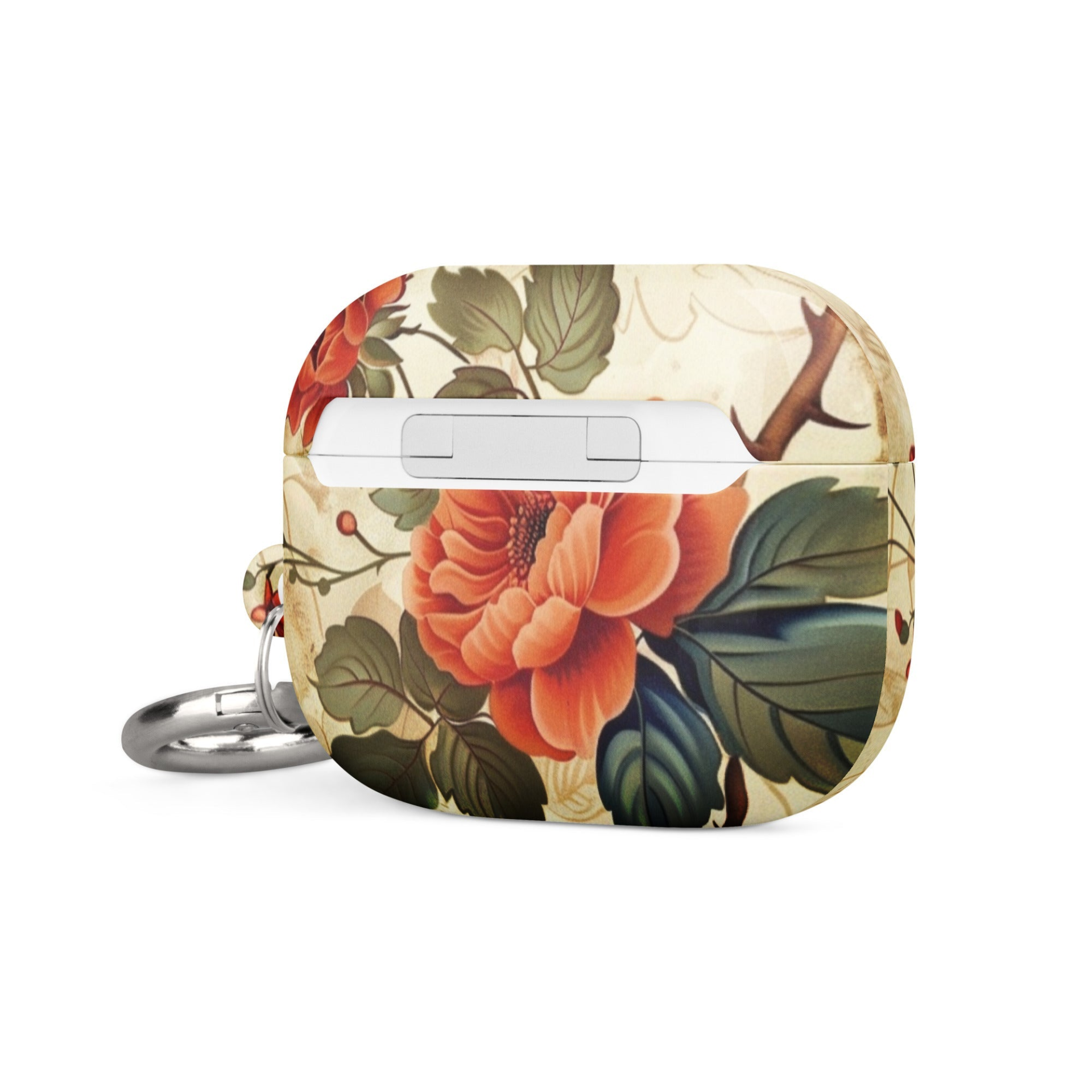 Start2Finish Flowers 2 case for AirPods with colorful flower design and protective shell, fits Apple AirPods charging case.