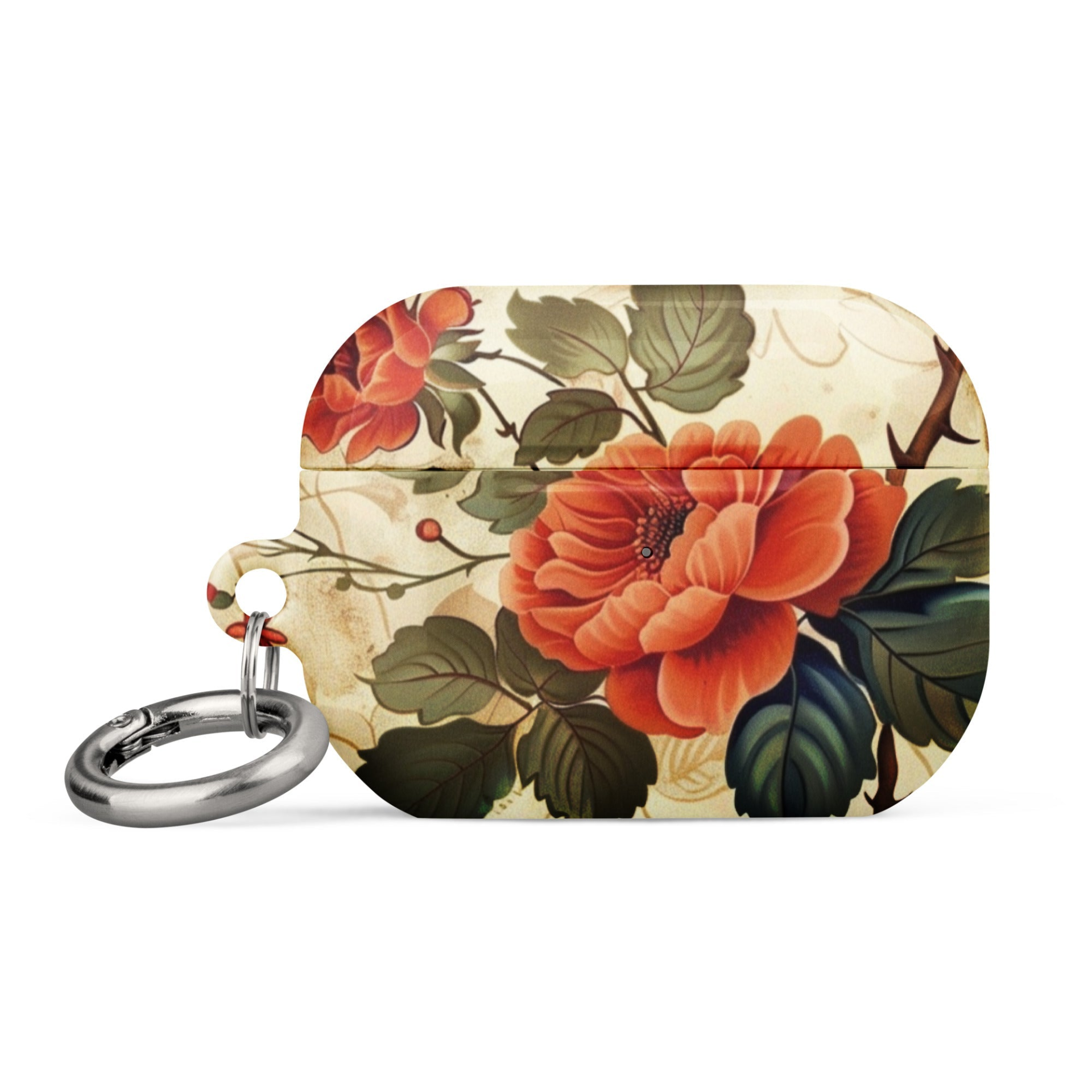 Start2Finish Flowers 2 case for AirPods with colorful floral design, protective silicone cover for wireless earbuds.