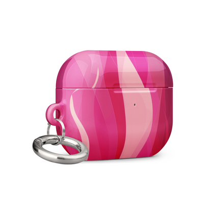 Start2Finish fuchsia case for AirPods, durable electronics accessory with vibrant pink color and snug fit for charging case.