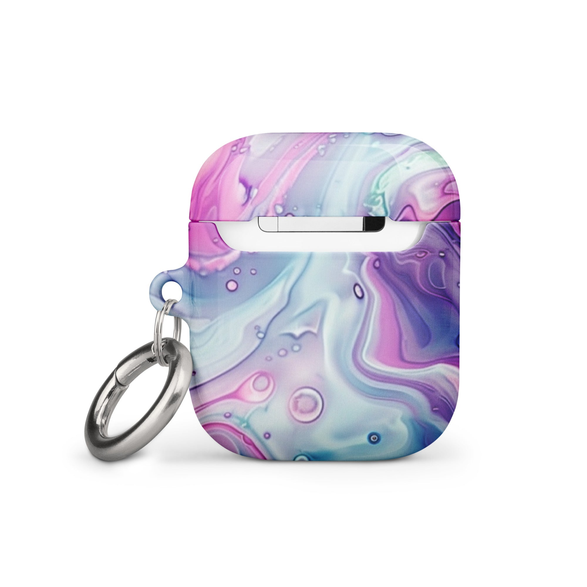 Pastel marble AirPods case by Start2Finish, featuring a smooth, colorful marble design for electronic accessories.
