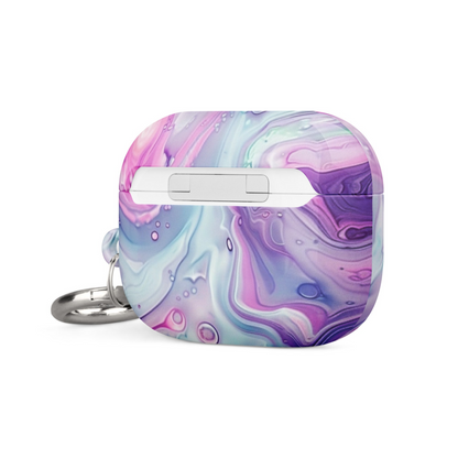 Pastel marble AirPods case by Start2Finish, protective electronics accessory with a stylish marble design and pastel color scheme.
