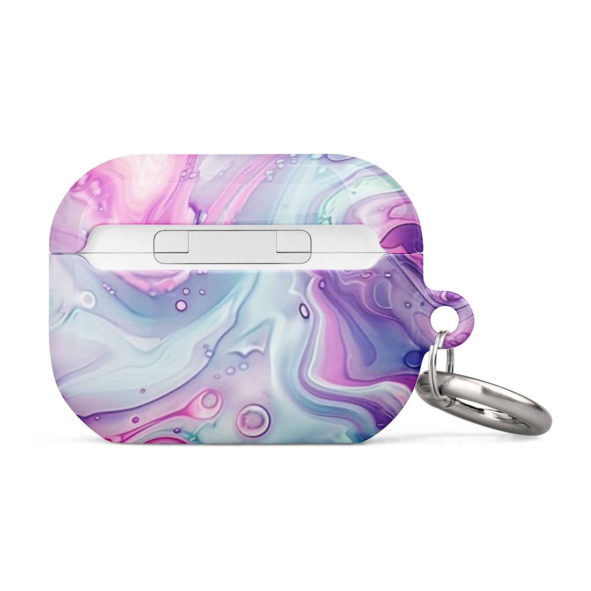 Pastel marble AirPods case by Start2Finish, protective electronic accessory with a stylish marble design in soft pastel colors.