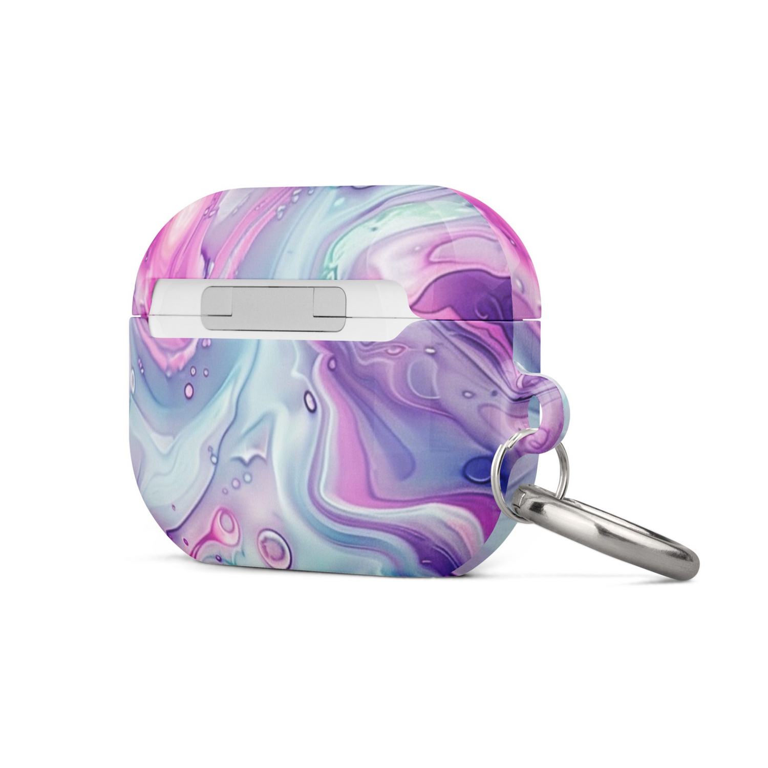 Pastel marble AirPods case by Start2Finish, featuring a stylish marble design and protective cover for wireless earbuds.