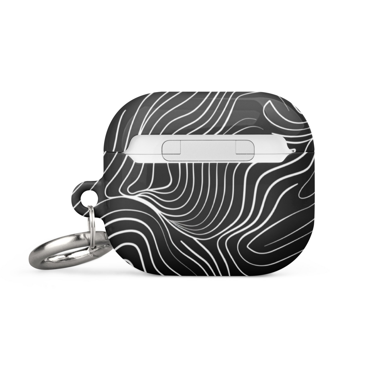 Start2Finish monochromatic AirPods case in sleek black color, protective electronics accessory for AirPods.