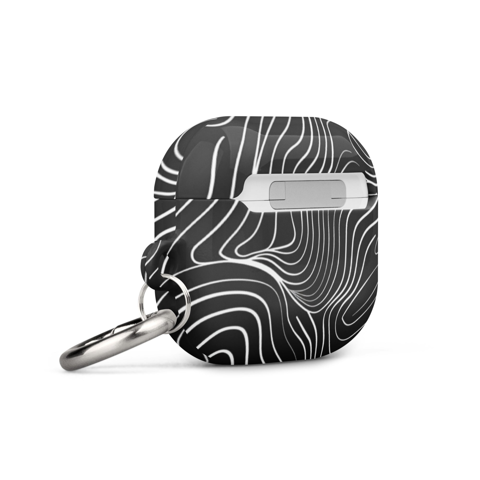 Start2Finish monochromatic AirPods case in sleek design, protective electronics accessory for wireless earbuds.
