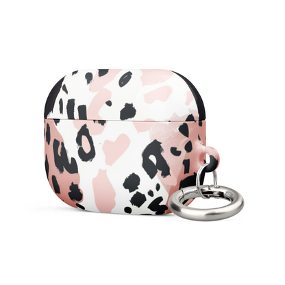 Leopard print case for AirPods by Start2Finish, featuring a stylish animal print design on a protective electronics cover.