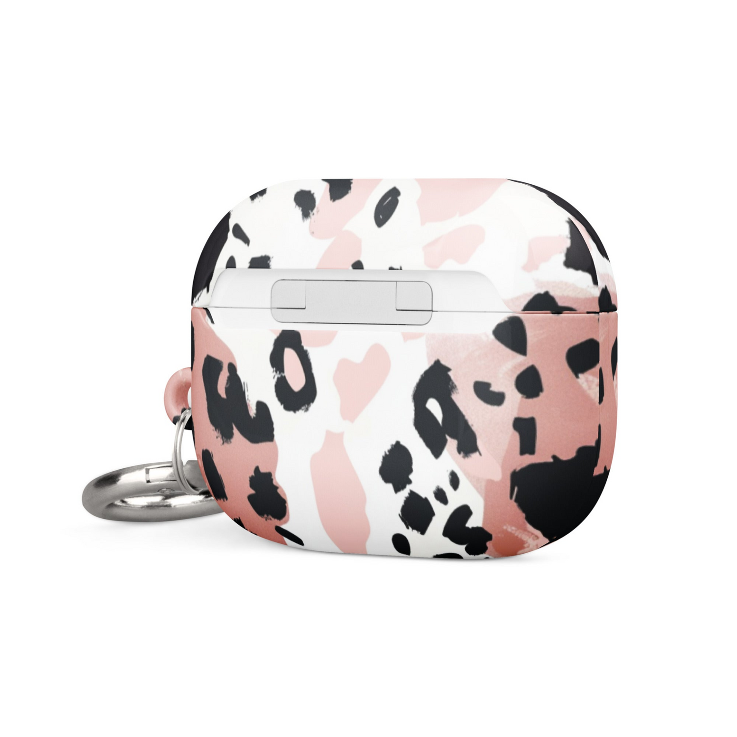 Leopard print AirPods case by Start2Finish showing a stylish, protective electronics cover with leopard pattern.