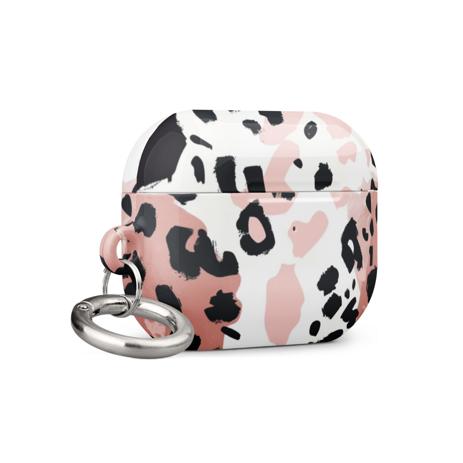 Leopard print AirPods case by Start2Finish, protective electronics cover with stylish animal pattern.