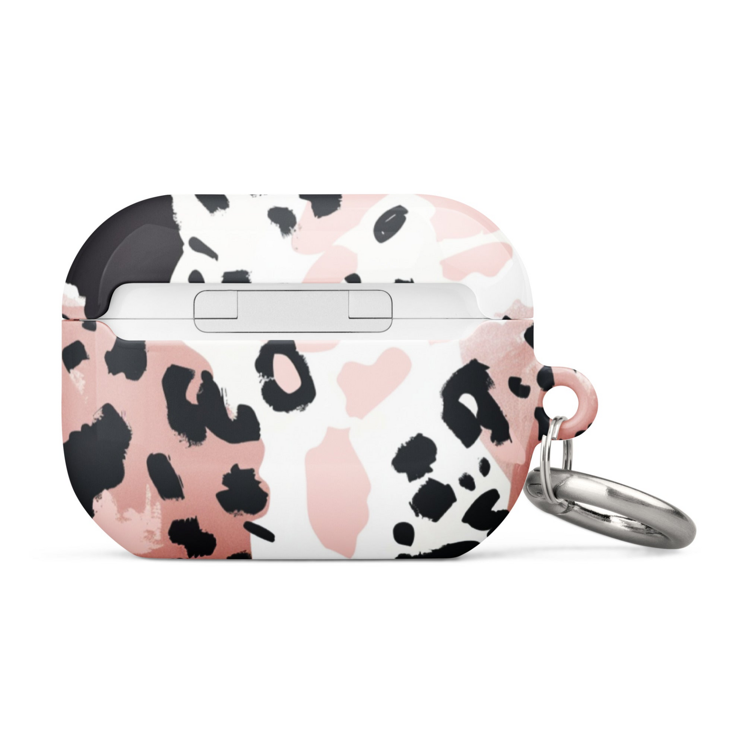 Leopard print case for AirPods from Start2Finish, stylish protective cover with animal print design for wireless earbuds.