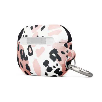 Leopard print case for AirPods by Start2Finish, showcasing a stylish animal print design on a protective electronics cover.