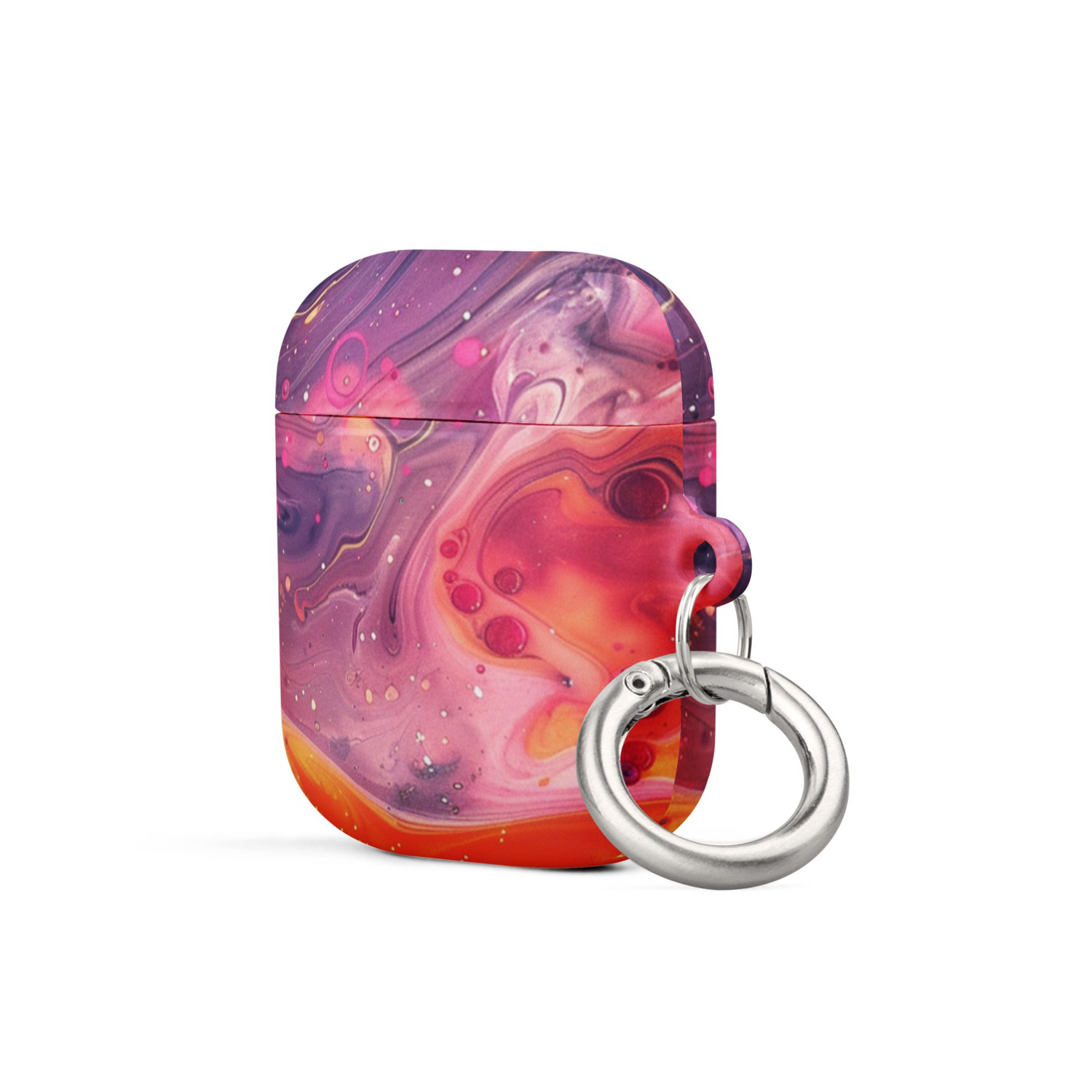Colorful Rainbow Swirl case for AirPods by Start2Finish, featuring a vibrant swirl design on a protective electronic accessory.