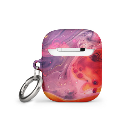 Colorful Rainbow Swirl case for AirPods by Start2Finish, featuring a vibrant, eye-catching design for electronic accessories.