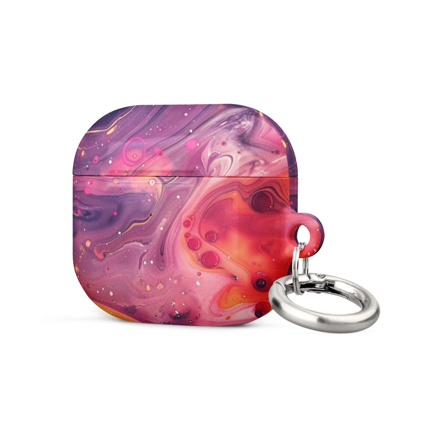 Start2Finish Rainbow Swirl AirPods case, colorful protective cover for Apple AirPods with a vibrant swirl design.