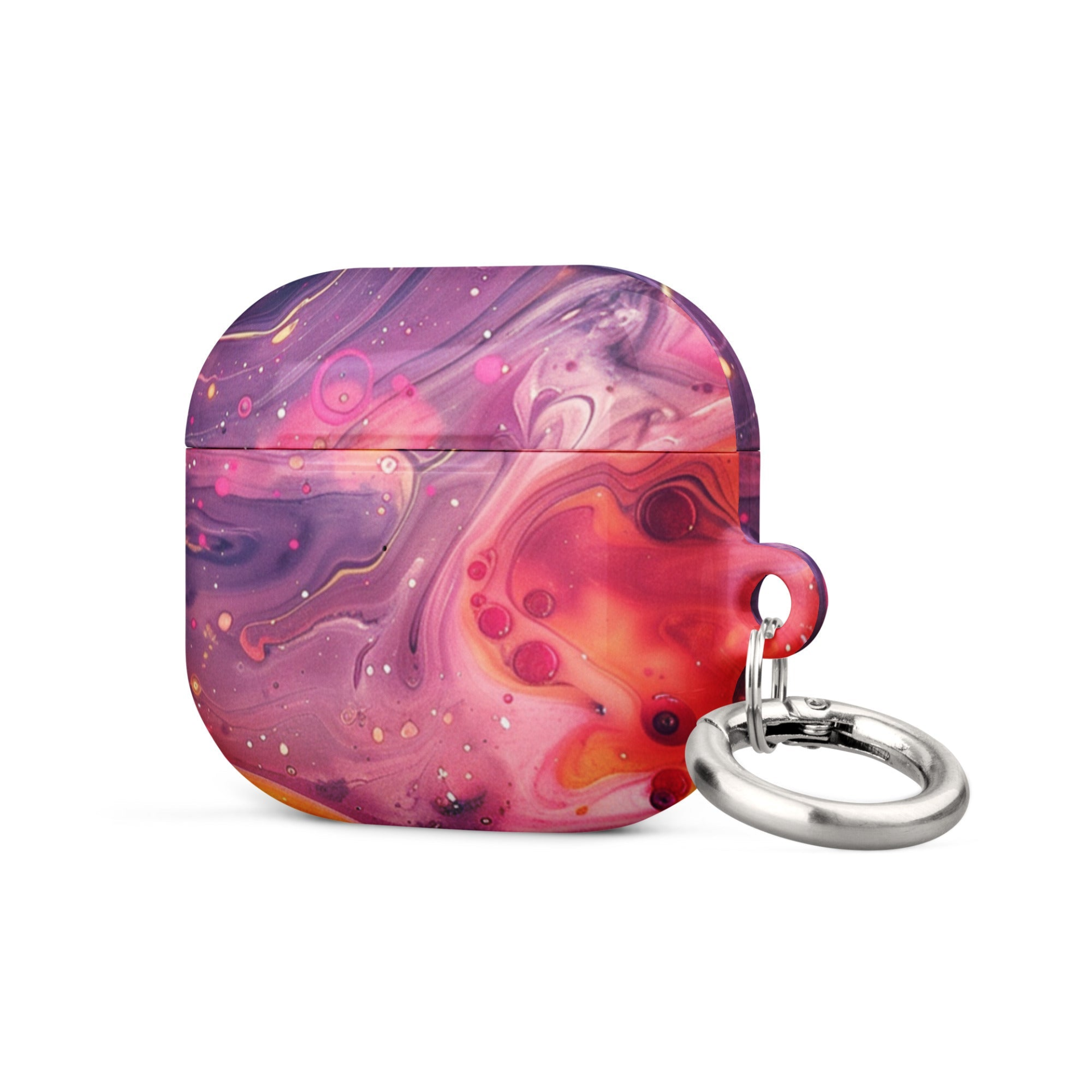 Start2Finish Rainbow Swirl AirPods case, colorful protective cover for Apple AirPods with a vibrant swirl design.