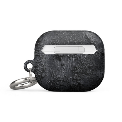 Start2Finish Moon Surface case for AirPods with detailed lunar texture, protective electronic accessory for wireless earbuds.