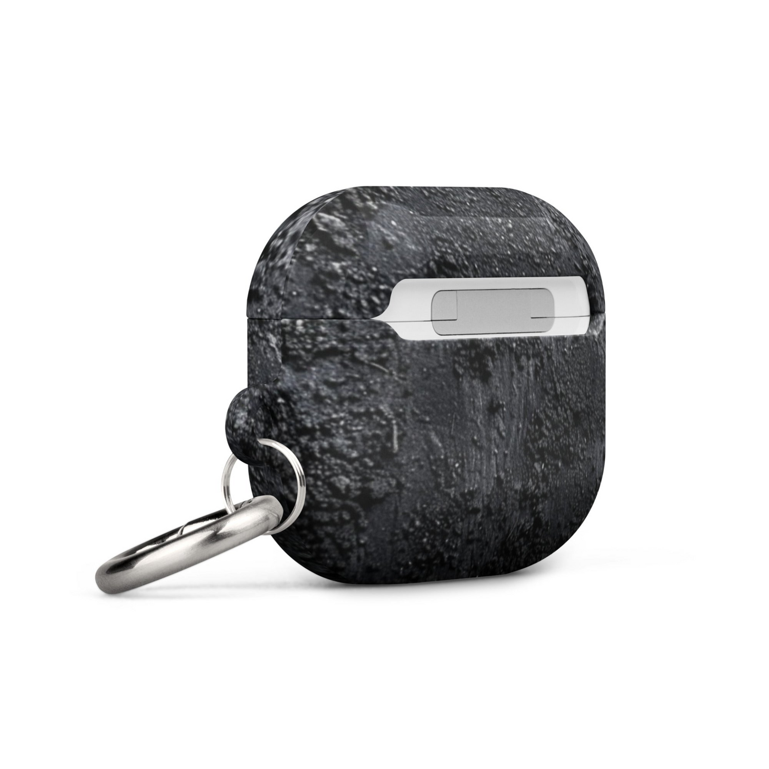 Start2Finish Moon Surface case for AirPods with detailed lunar texture, protecting your wireless earbuds in style.