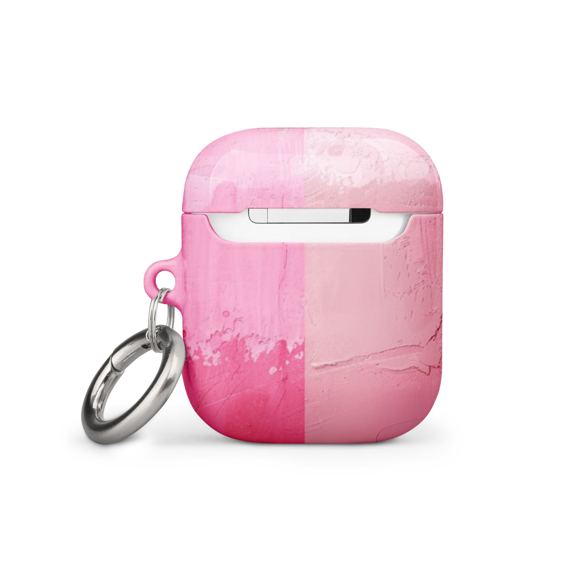Pink palette case for AirPods by Start2Finish, protective electronics cover with artistic pink design.