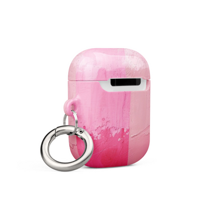 Pink Palette Case for AirPods by Start2Finish, soft pink protective cover with artistic palette design for Apple earbuds.