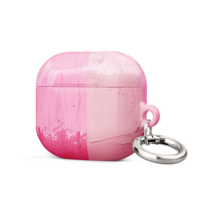 Pink palette case for AirPods by Start2Finish, featuring a colorful, artistic design to protect and personalize your wireless earbuds.