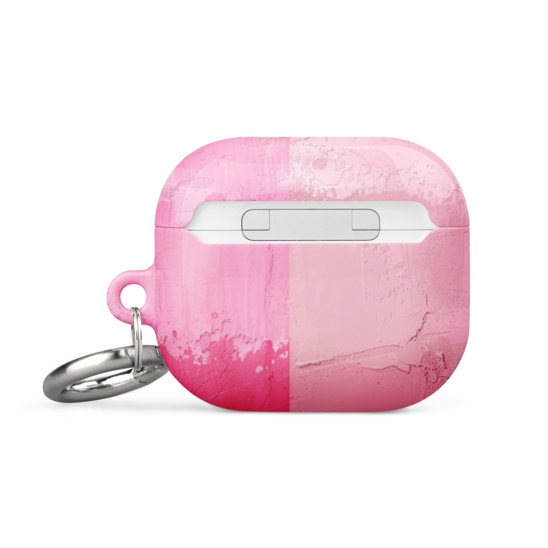 Pink Palette Case for AirPods by Start2Finish showing a vibrant pink, palette-inspired protective cover for wireless earbuds.