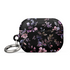 Start2Finish black floral case for AirPods, protective electronics cover with floral design, fits AirPods charging case.