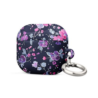 Start2Finish floral case for AirPods with colorful flower design protecting the wireless earbuds.