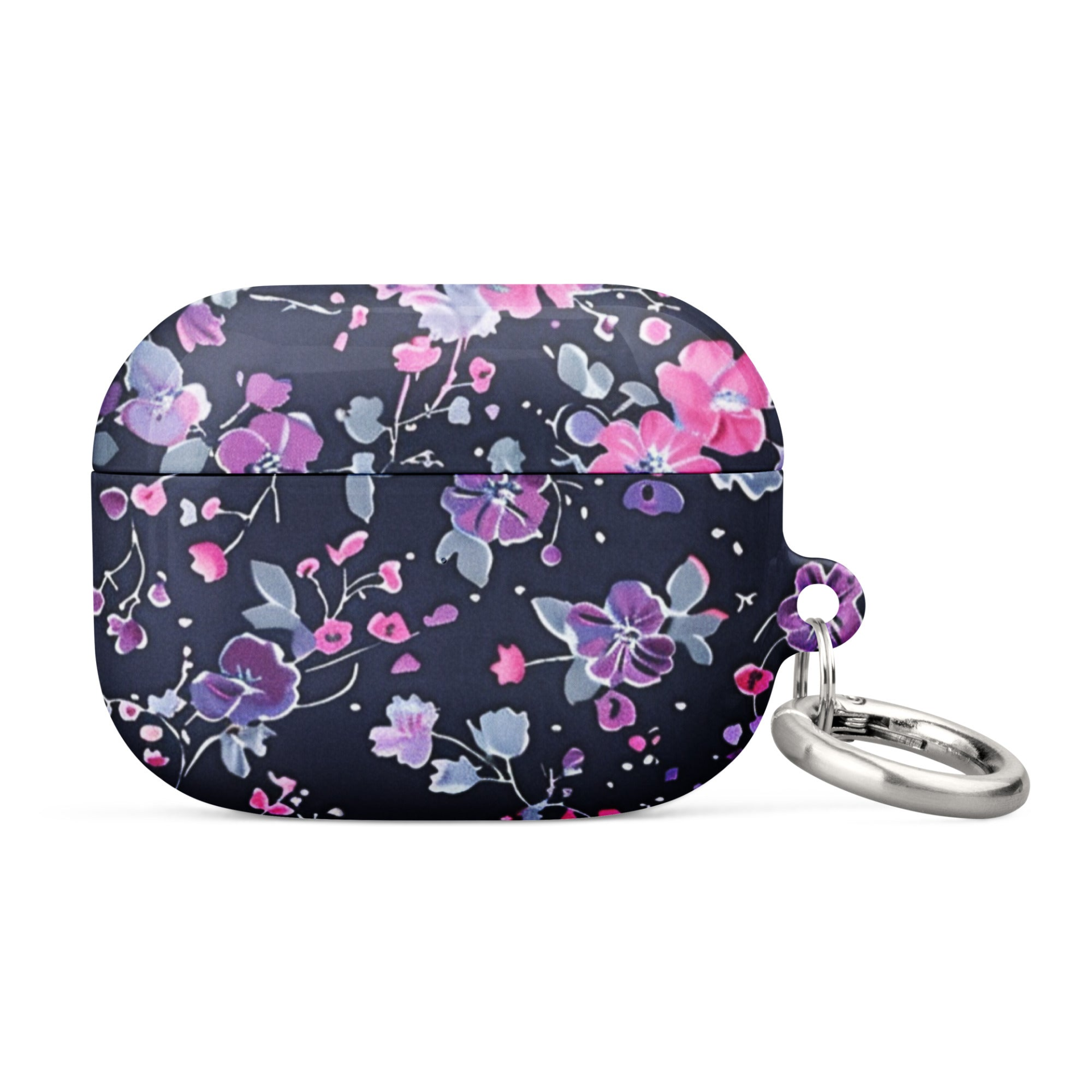 Start2Finish floral case for AirPods with colorful floral design protecting wireless earbuds.