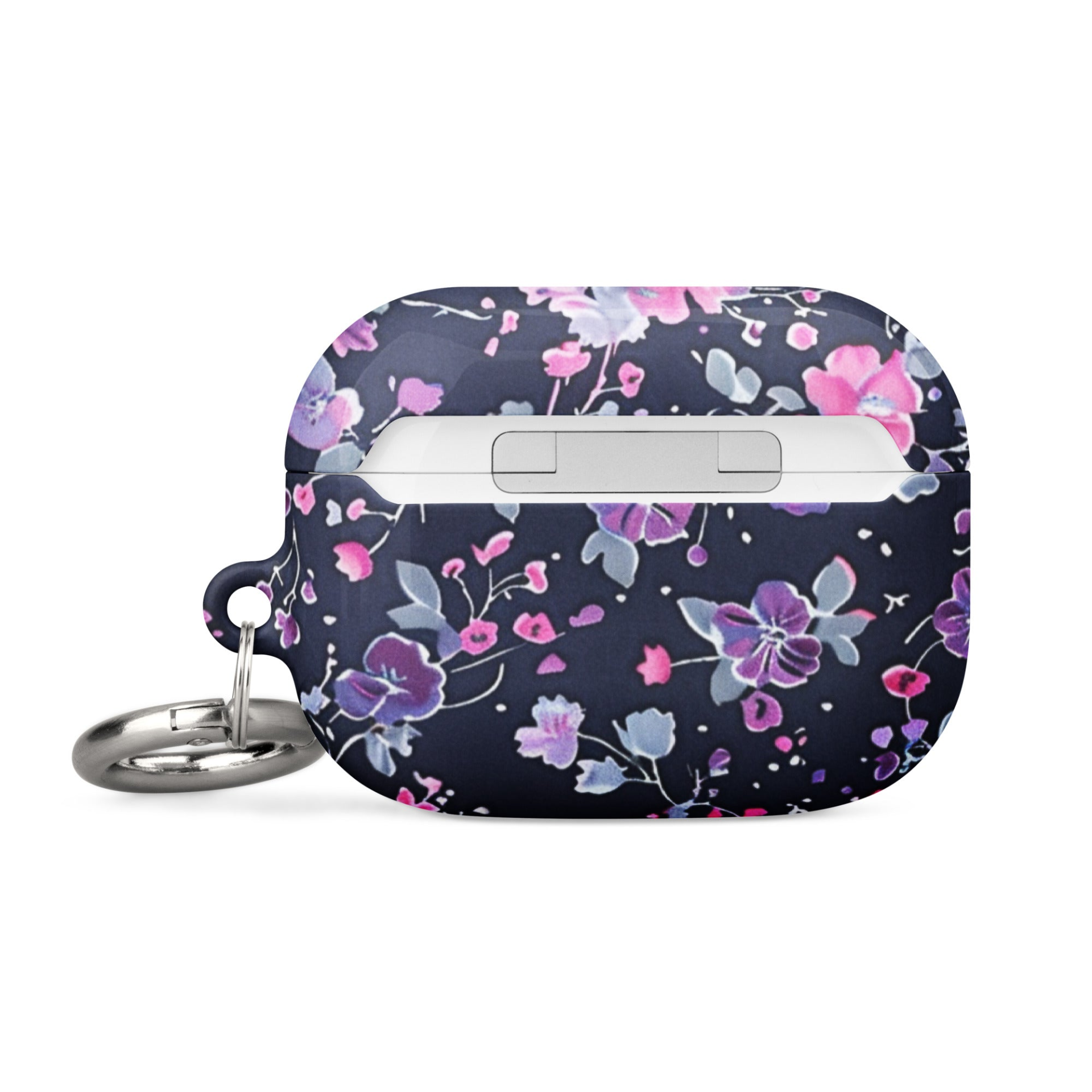 Start2Finish floral case for AirPods with colorful floral design, protective silicone cover for wireless earbuds.
