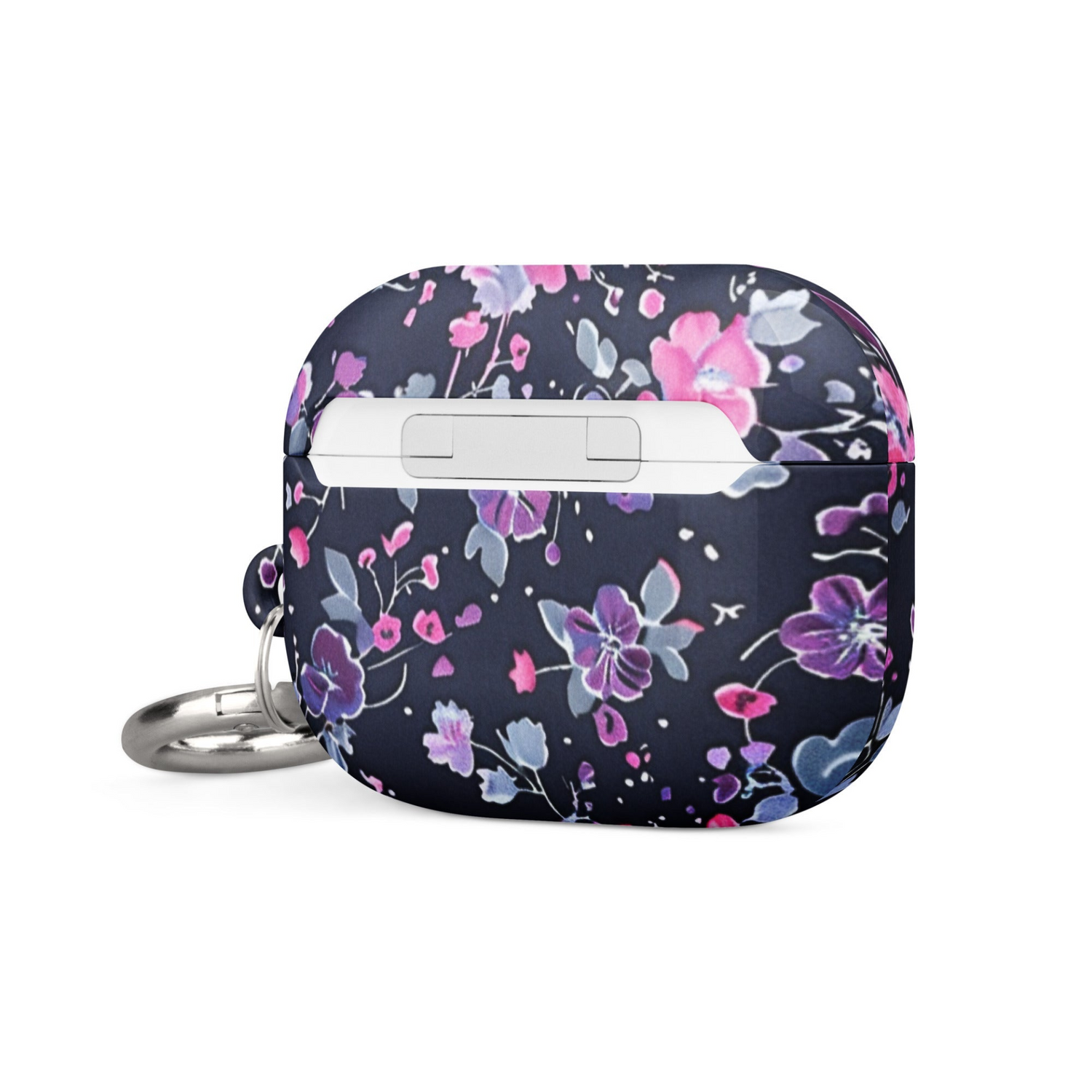 Start2Finish floral case for AirPods with colorful flower design, protective silicone cover for wireless earbuds.