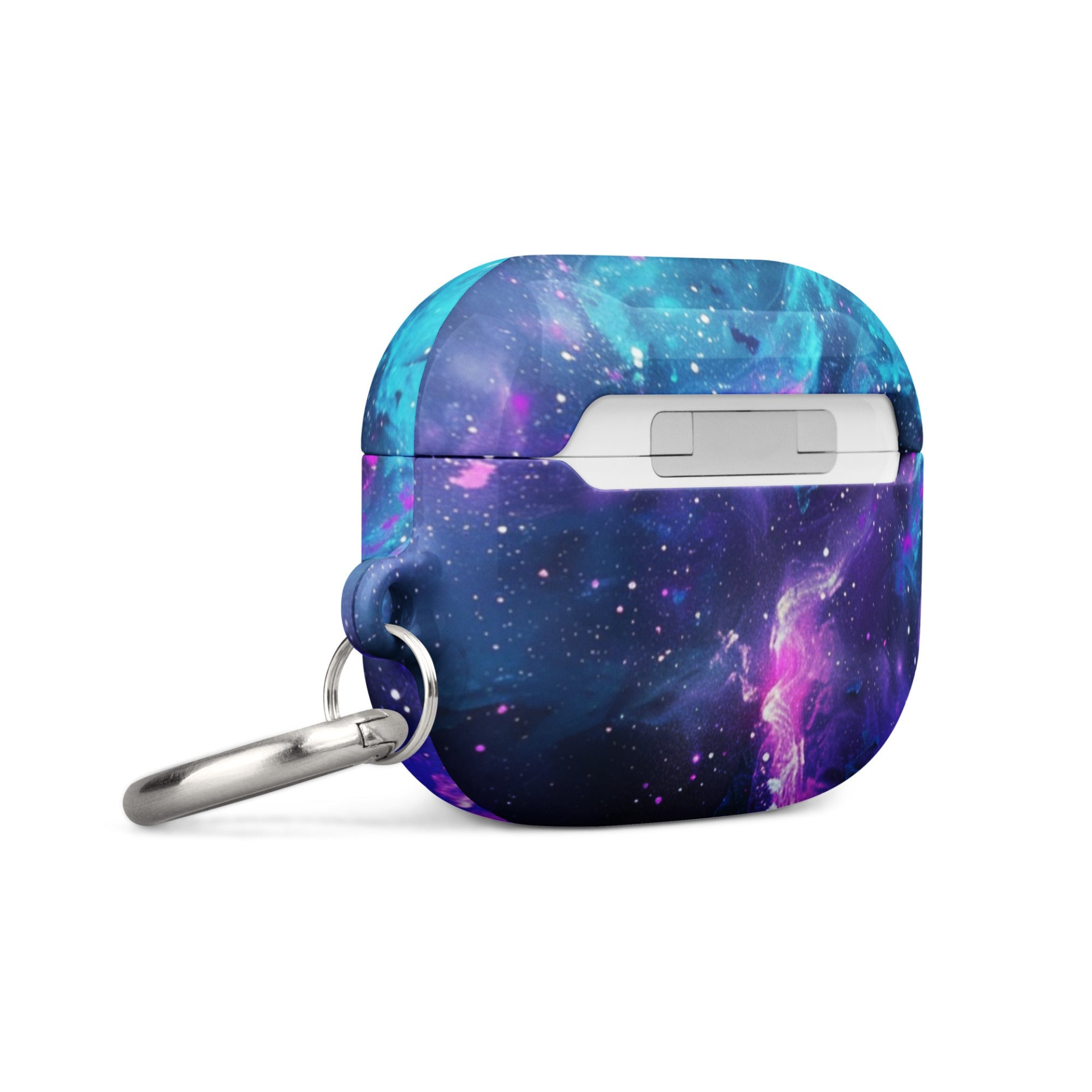 Start2Finish Galaxy 1 case for AirPods, protective electronic accessory with galaxy-themed design, shown on a white background.
