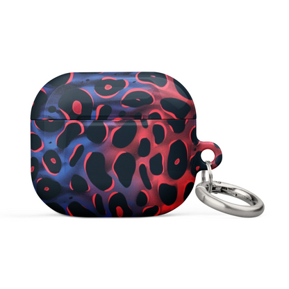 Start2Finish leopard spots case for AirPods with stylish black and tan animal print design on a sleek electronics cover.