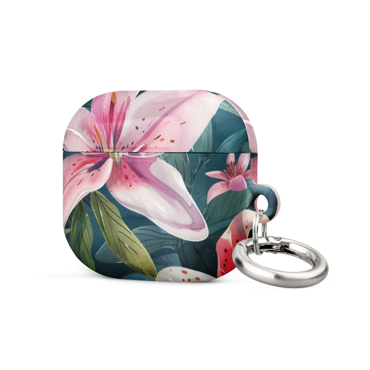 Start2Finish Lily case for AirPods, a stylish protective electronics cover with a floral design, shown on a white background.