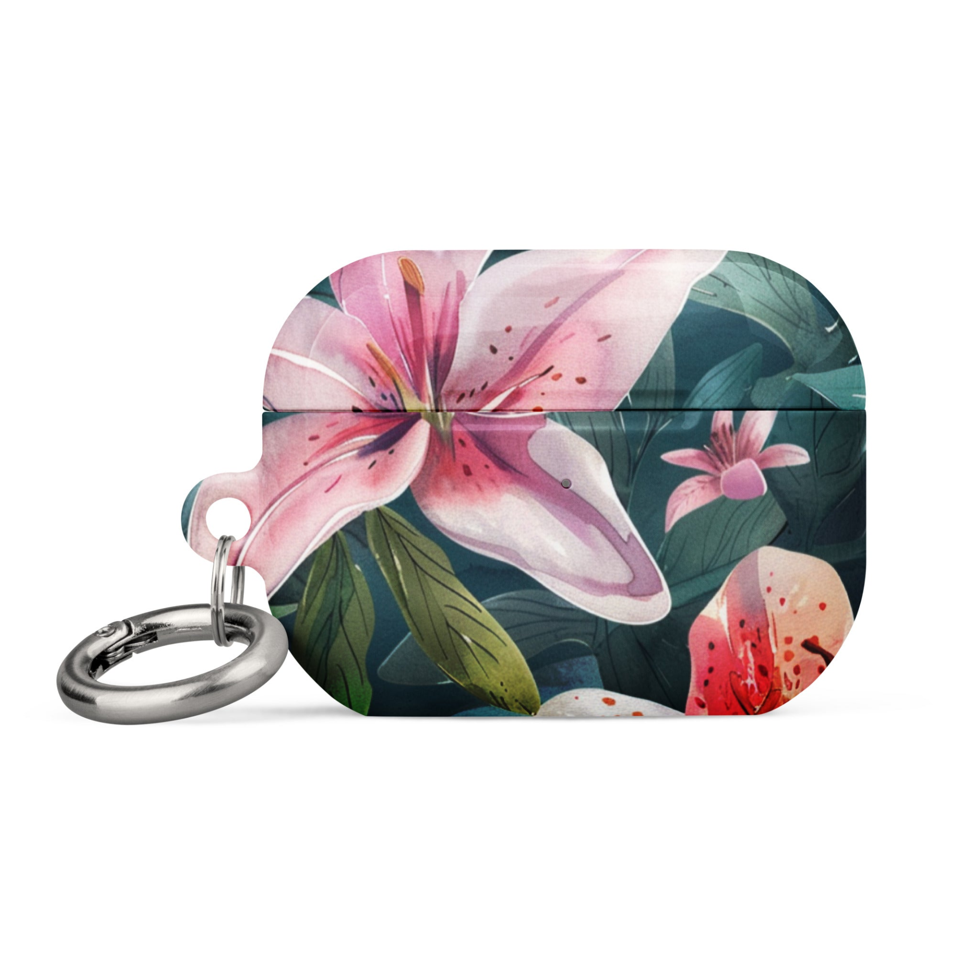 Start2Finish Lily case for AirPods, colorful floral-patterned protective cover for wireless earbuds.