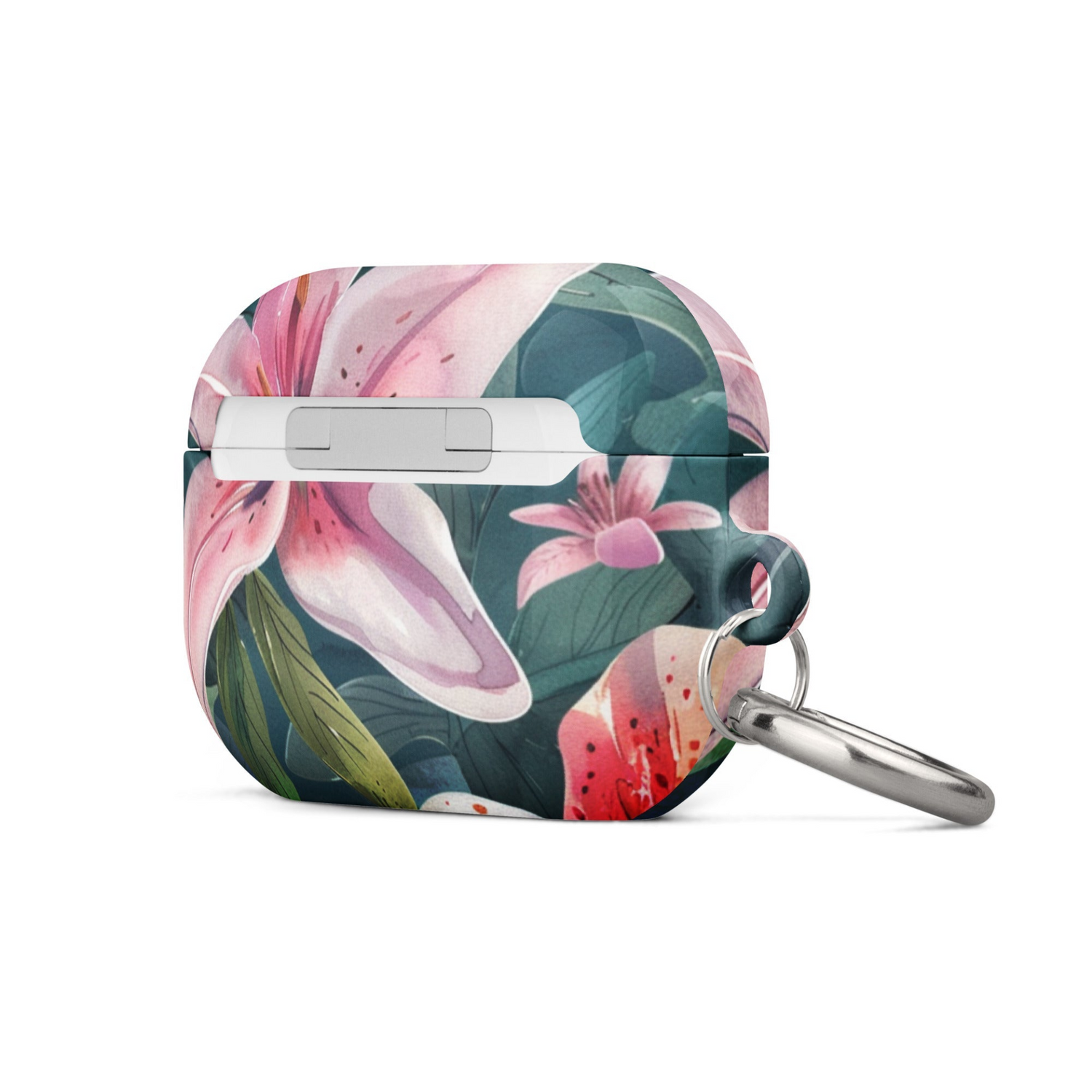 Start2Finish Lily Case for AirPods, protective electronics cover with floral lily design, fits AirPods charging case.